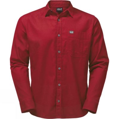 Camisa Jack Wolfskin River Hombre - Rojas - Chile BDZ857469